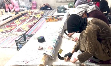 Carpet-weaving women in Jawzjan struggle with hard work, low wages