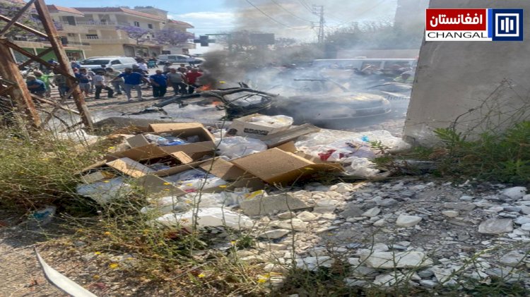 پهپاد ارتش اسرائیل یک موتر را در شهرک «عین بعال» در جنوب لبنان هدف قرار داد